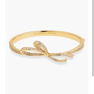 Kate Spade all tied up pavé bangle bracelet